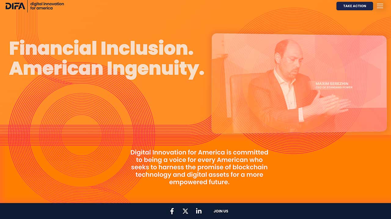DIFA Website homepage