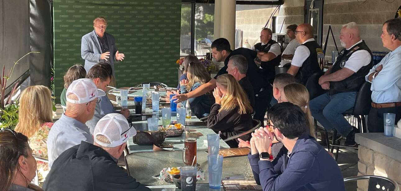 Congressman Warren Davidson thanked by Trenton community at El Barzon event for supporting permanent tax relief.