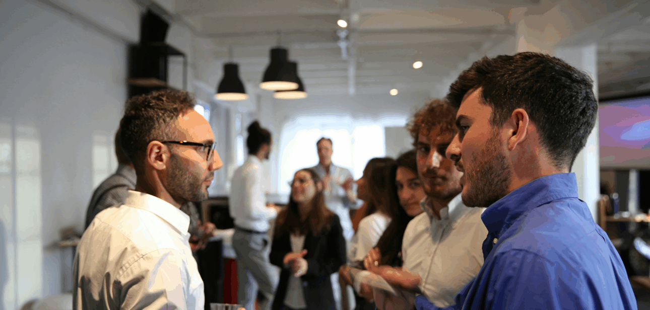 Attendees networking during StartupCincy Week 2025 in Cincinnati