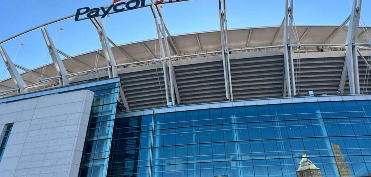 Paycor Stadium in Cincinnati on a clear day, used to illustrate the Bengals’ playoff push after their win in Baltimore
