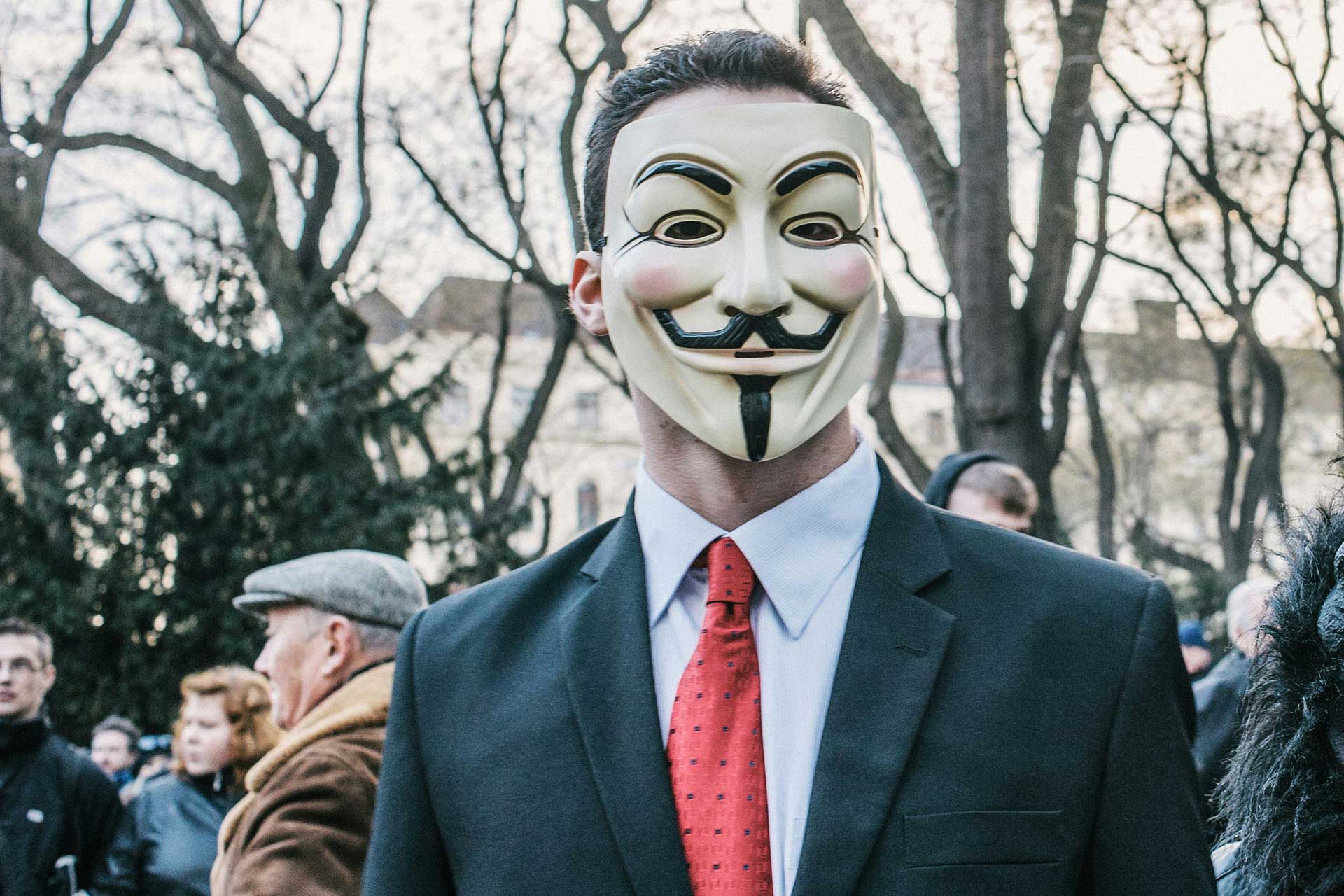 Masked figure symbolizing anonymous corruption, illustrating concerns about Cincinnati financial mismanagement.