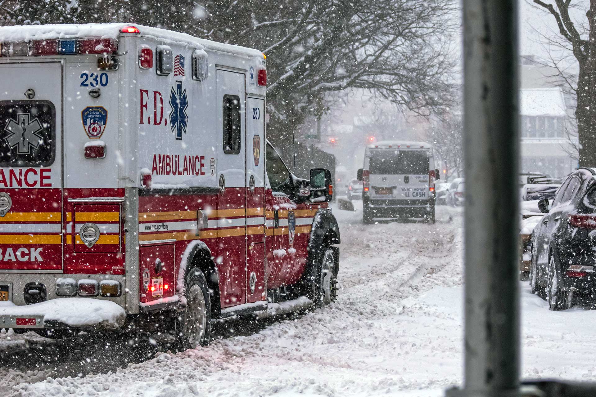 Cincinnati Christmas Eve workers responding during winter conditions as essential services remain active