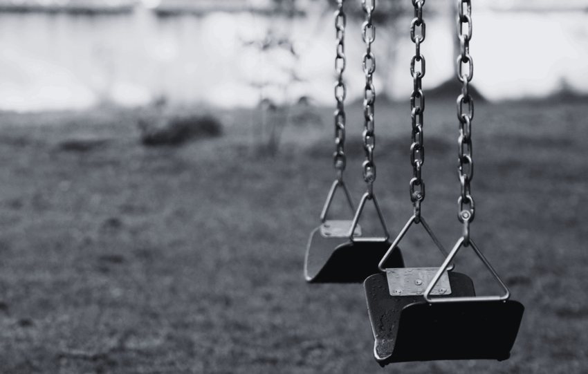 Empty swings at a playground. Image used to represent the shooting in West End of Cincinnati where an 11-year-old was shot.