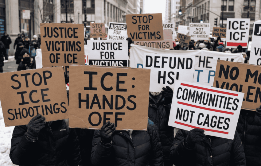 ICE shooting protest 
