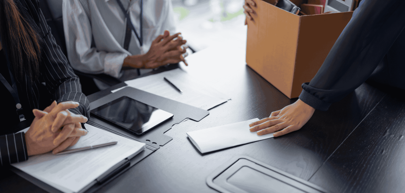 Business professionals meeting to discuss in-demand jobs and workforce needs in Cincinnati.