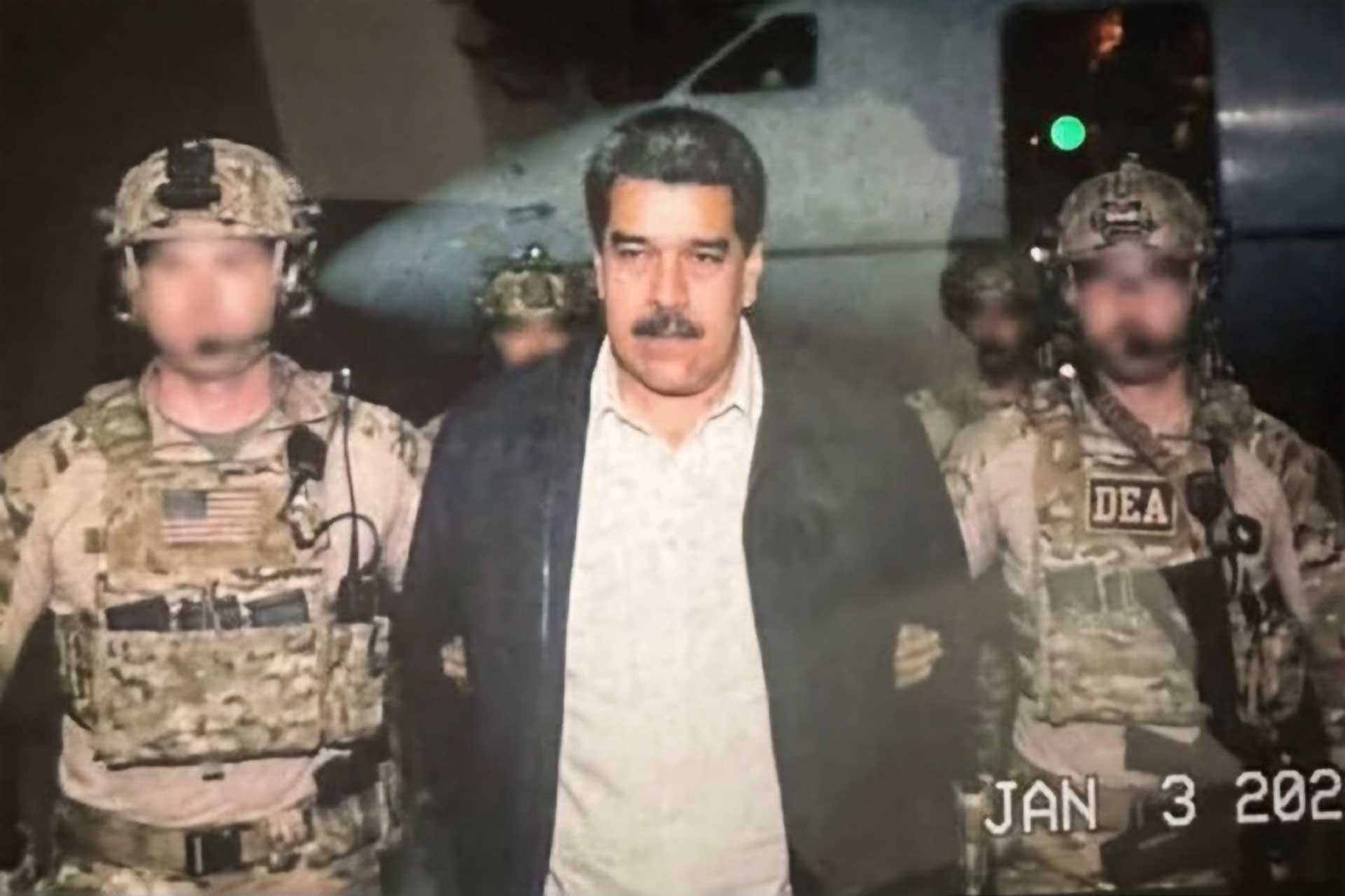 Maduro captured by US forces