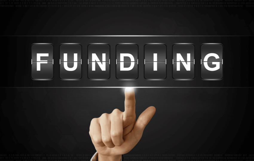 Conceptual illustration of funding being activated or accessed.