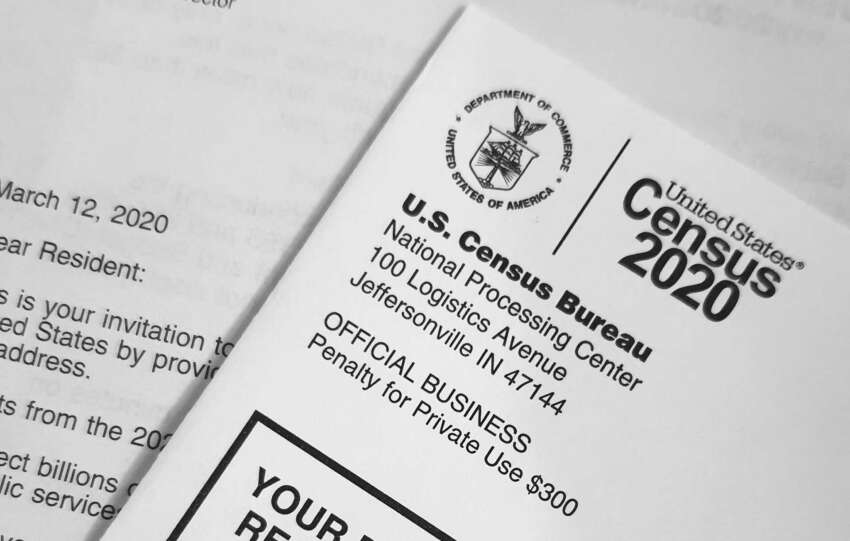 2020 U.S. Census form illustrating how census apportionment allocates congressional representation
