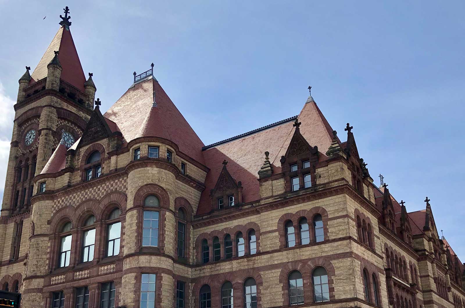 Cincinnati City Hall exterior in downtown Cincinnati, symbolizing city government and pension reform decisions