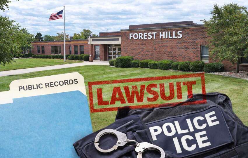 Forest Hills ICE Response Plan Lawsuit Illustration