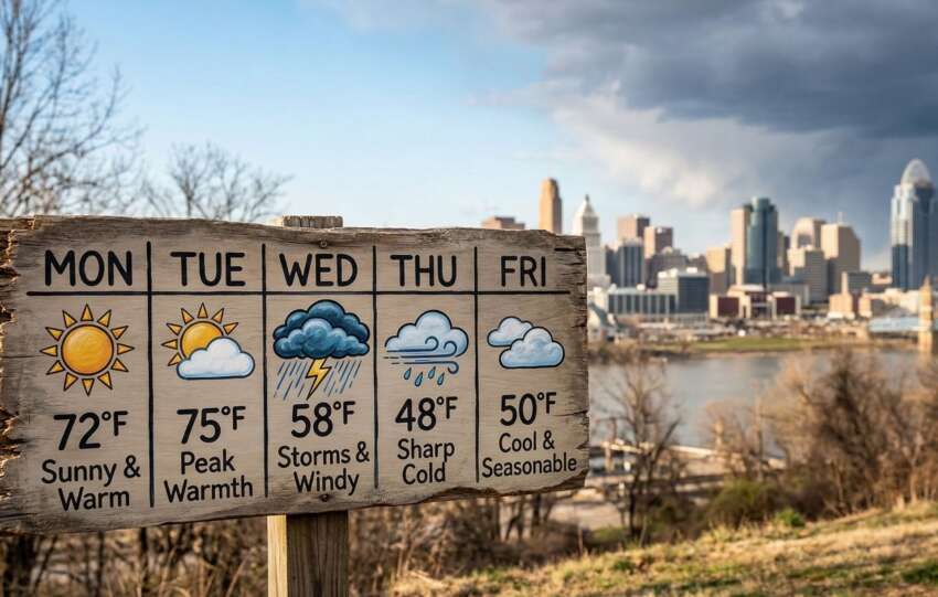 Weekly weather planner