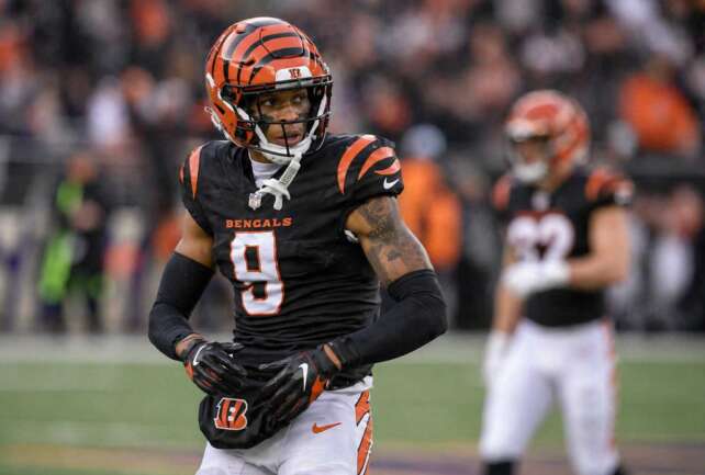 Tacario Davis in Cincinnati Bengals uniform after 2026 NFL Draft