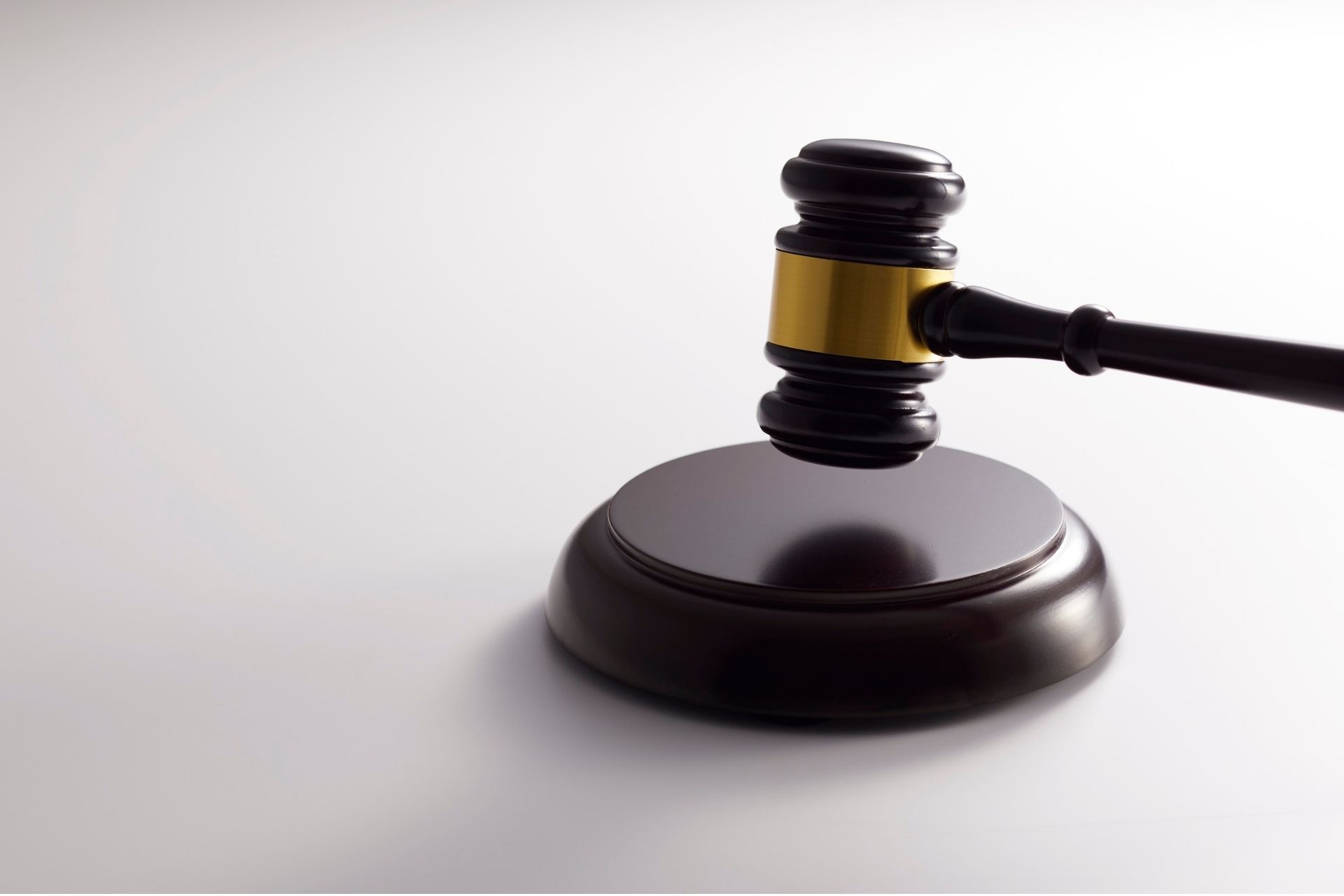 A legal gavel representing a court ruling.